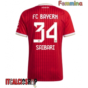 Bayern Munich Ismael Saibari #34 Prima Maglia Femmina 2026-27 Manica Corta